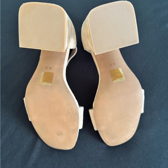 Jeffrey Campbell Tan Block Heel Sandals - Picture 2 of 7